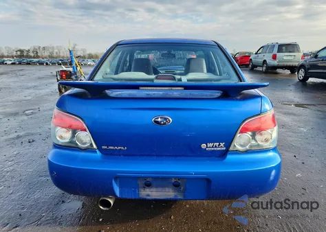 2006 Subaru Impreza Wrx из США, поврежденный, VIN JF1GD79656G503287